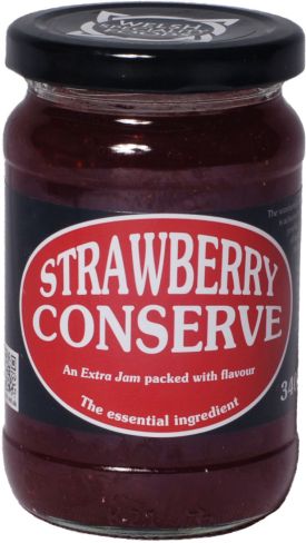 Strawberry Conserve on Welsh Speciality Foods